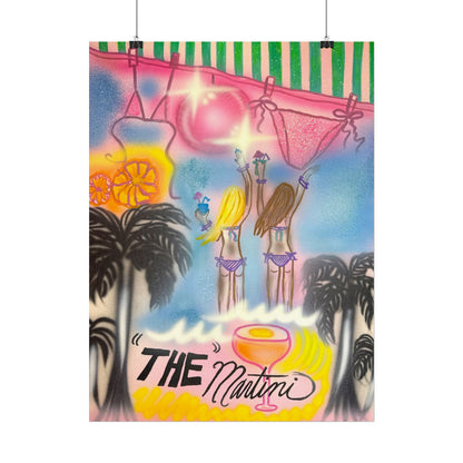 "kinis & tinis" airbrush rolled print