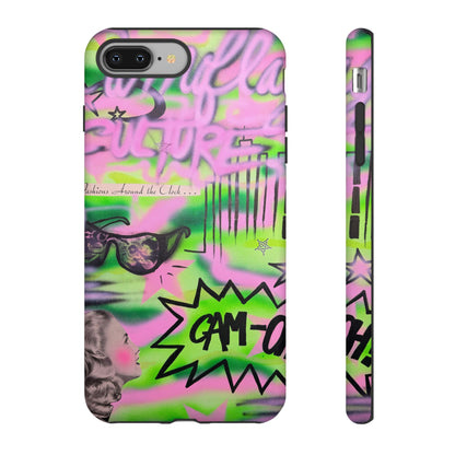 "green camo" airbrush iPhone case