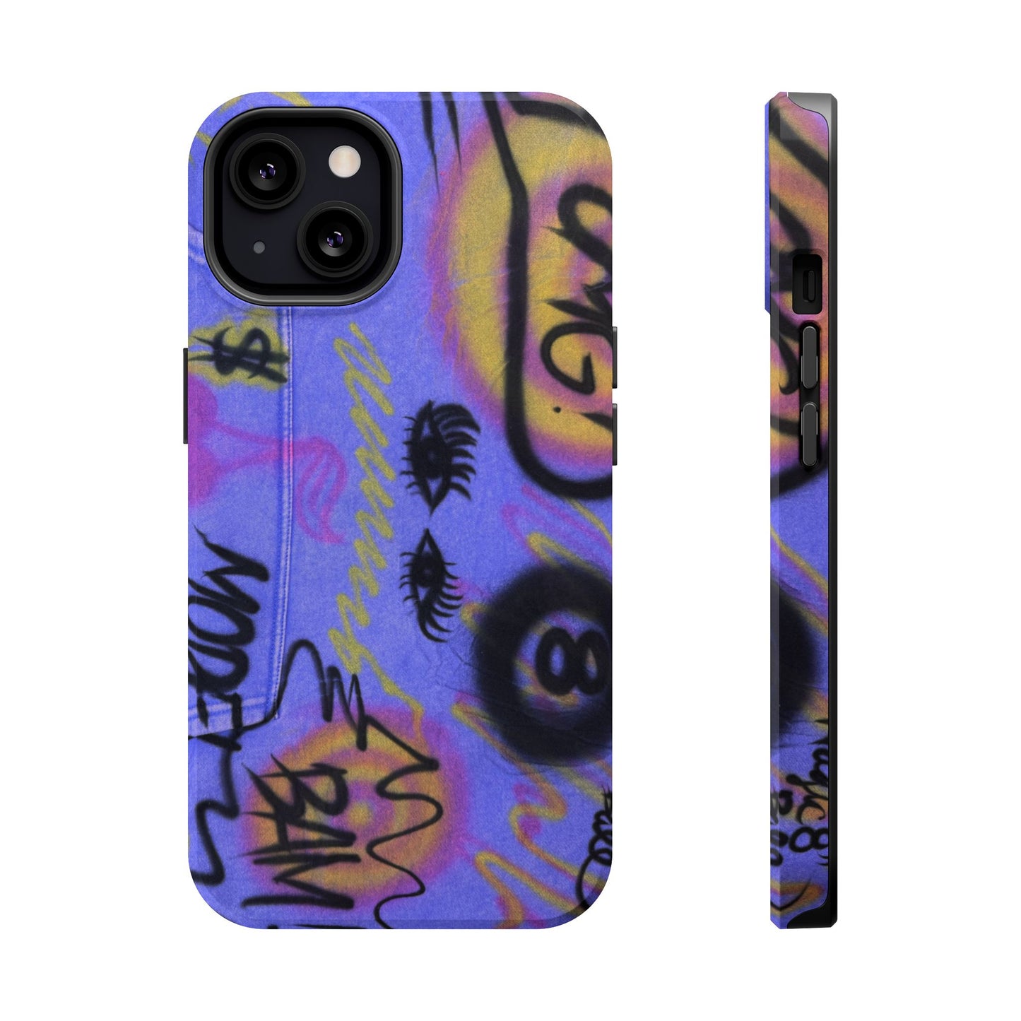 MagSafe "eye$ on lies" airbrush iPhone case