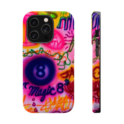 MagSafe "colorful chaos" airbrush iPhone case