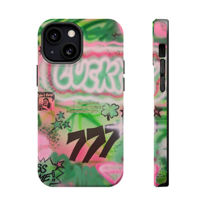 MagSafe "so lucky" airbrush iPhone case