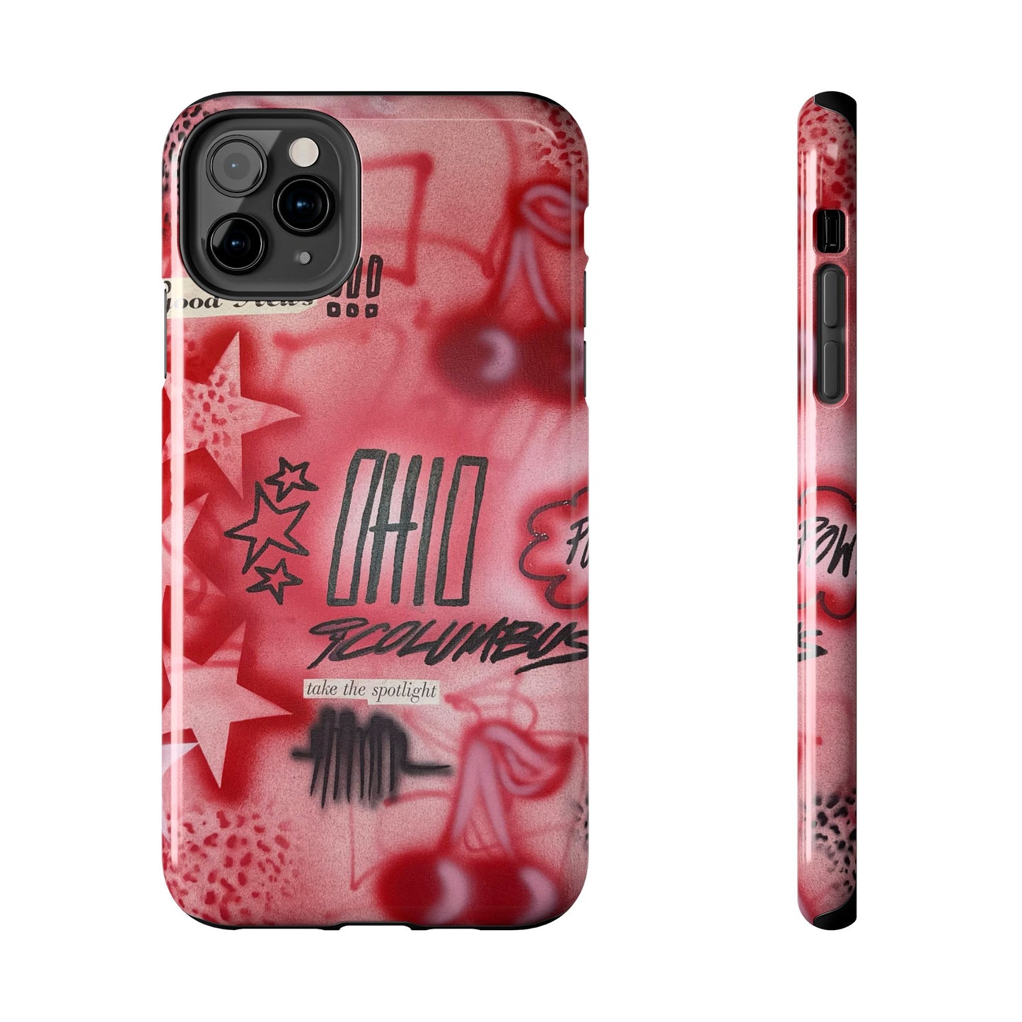 "columbus, ohio" airbrush iPhone case