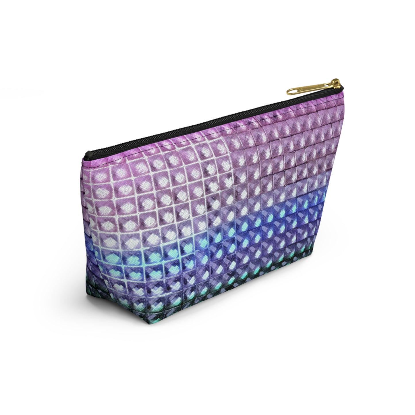 "multicolor studs" airbrush makeup pouch