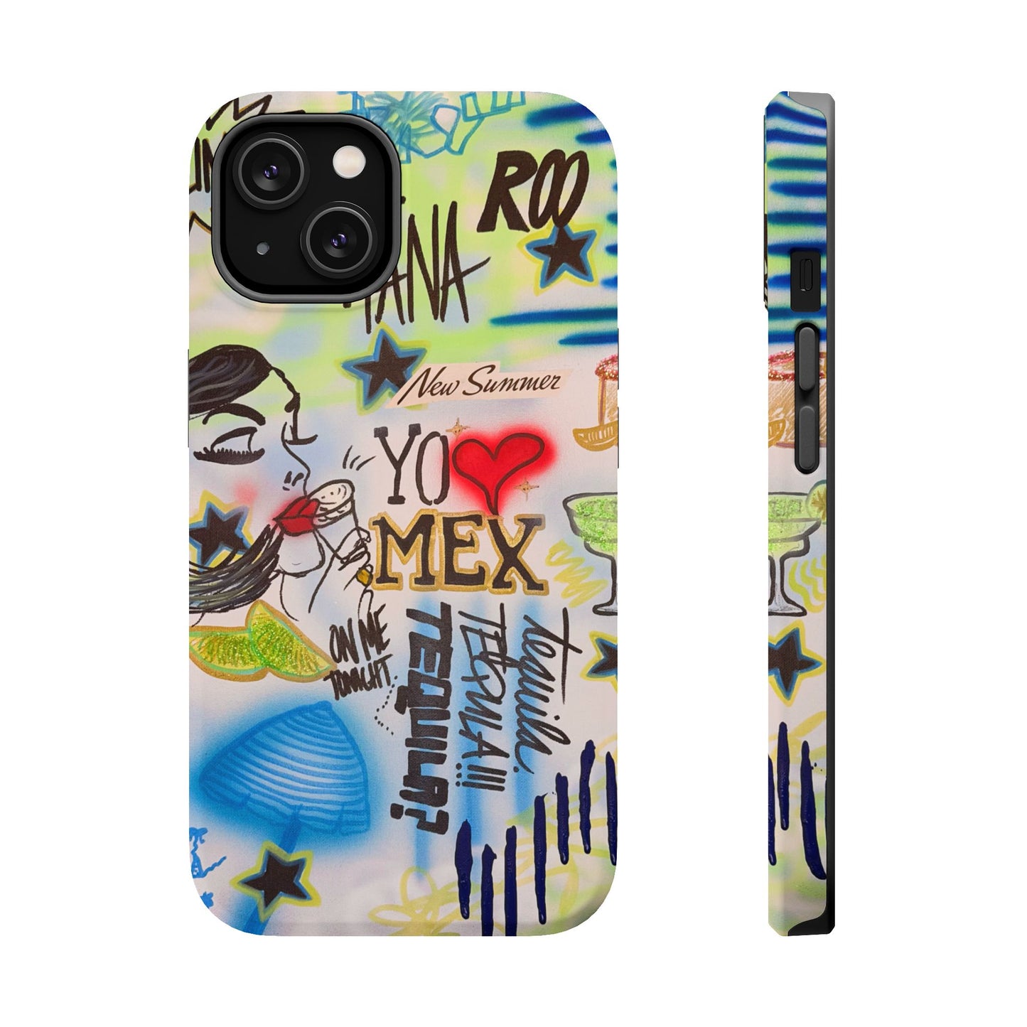 MagSafe "salted lime" airbrush iPhone case