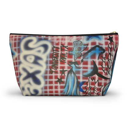 "texas" airbrush makeup pouch
