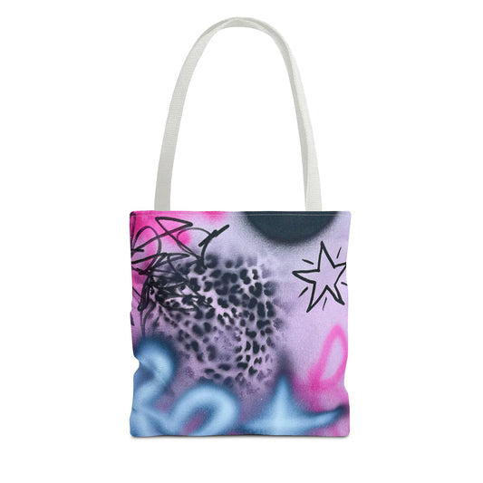 "onyx cheetah" airbrush tote bag