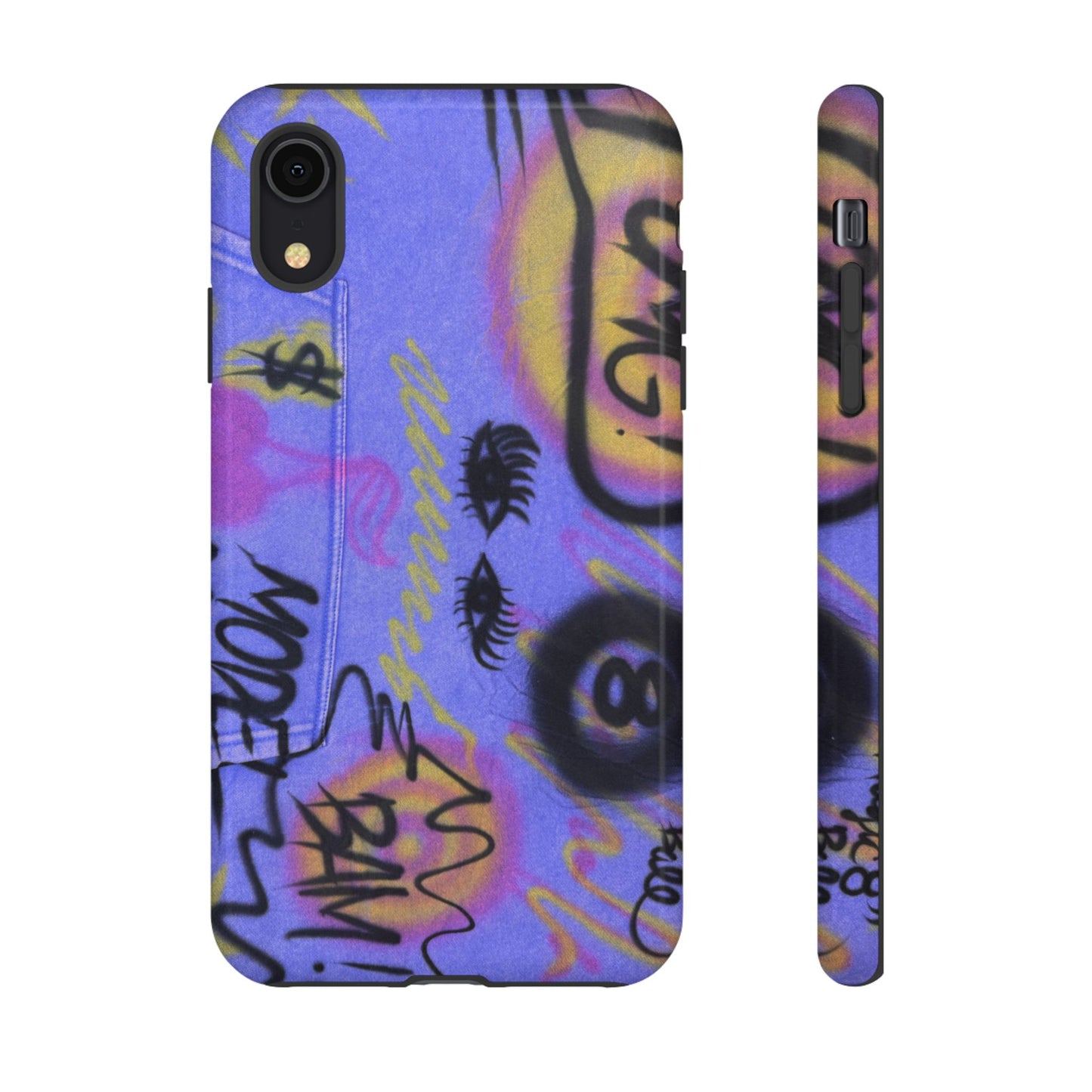 "eye$ on lies" airbrush iPhone case