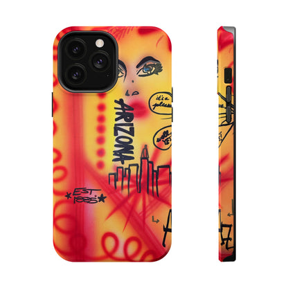 MagSafe "tempe, az" airbrush iPhone case