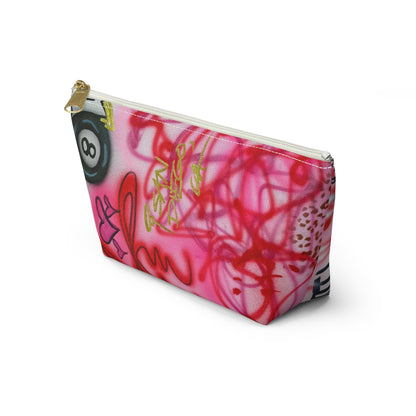 "IT girl" airbrush makeup pouch