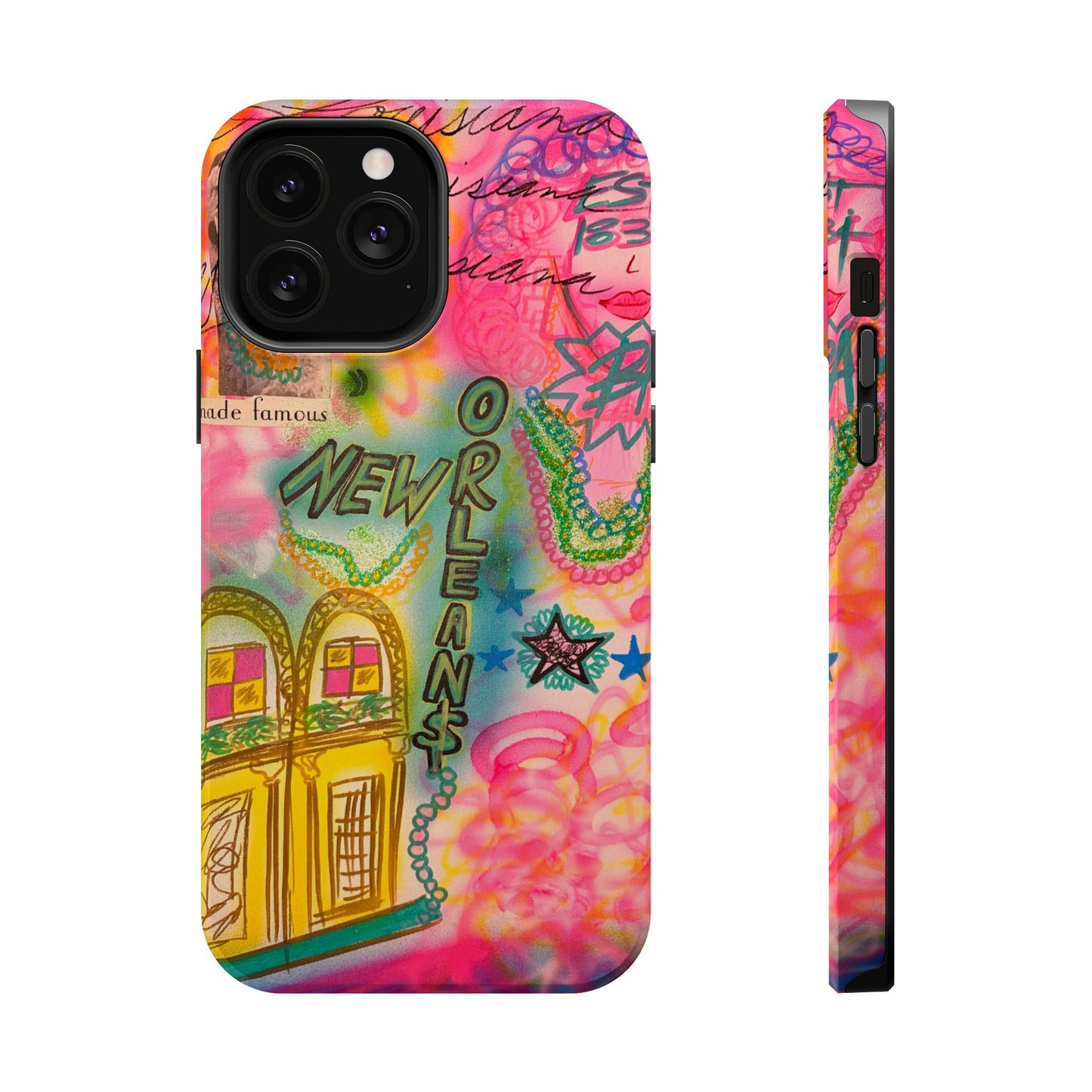 MagSafe "new orleans, la" airbrush iPhone case