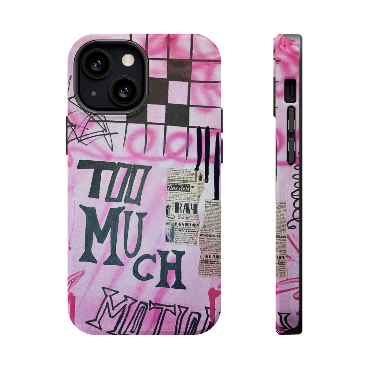 MagSafe "too much motion" airbrush iPhone case