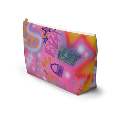 "ibiza" airbrush makeup pouch