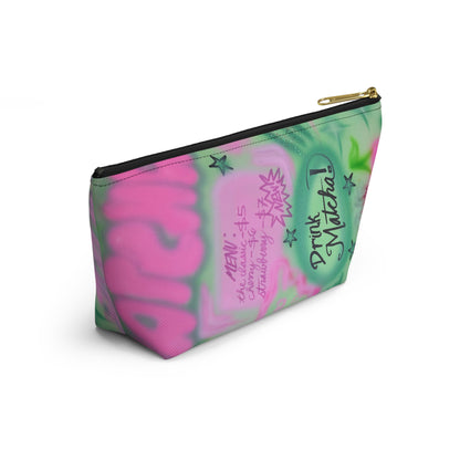 "matcha!" airbrush makeup pouch