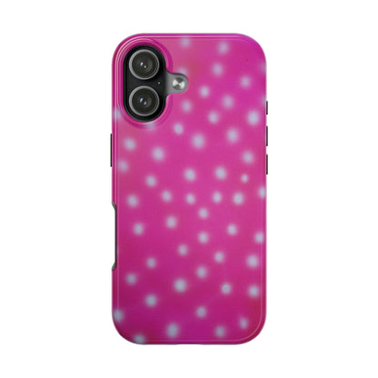 "bubblegum polka dot" airbrush iPhone case