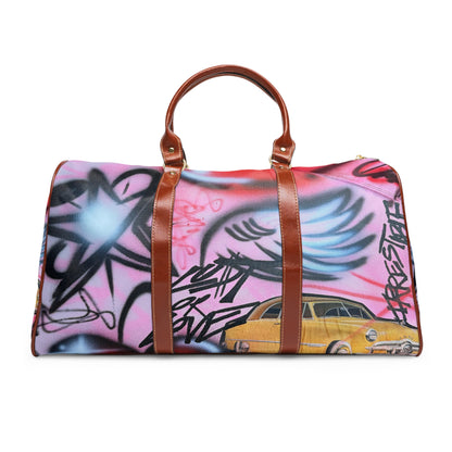 "lust or love" airbrush waterproof travel bag