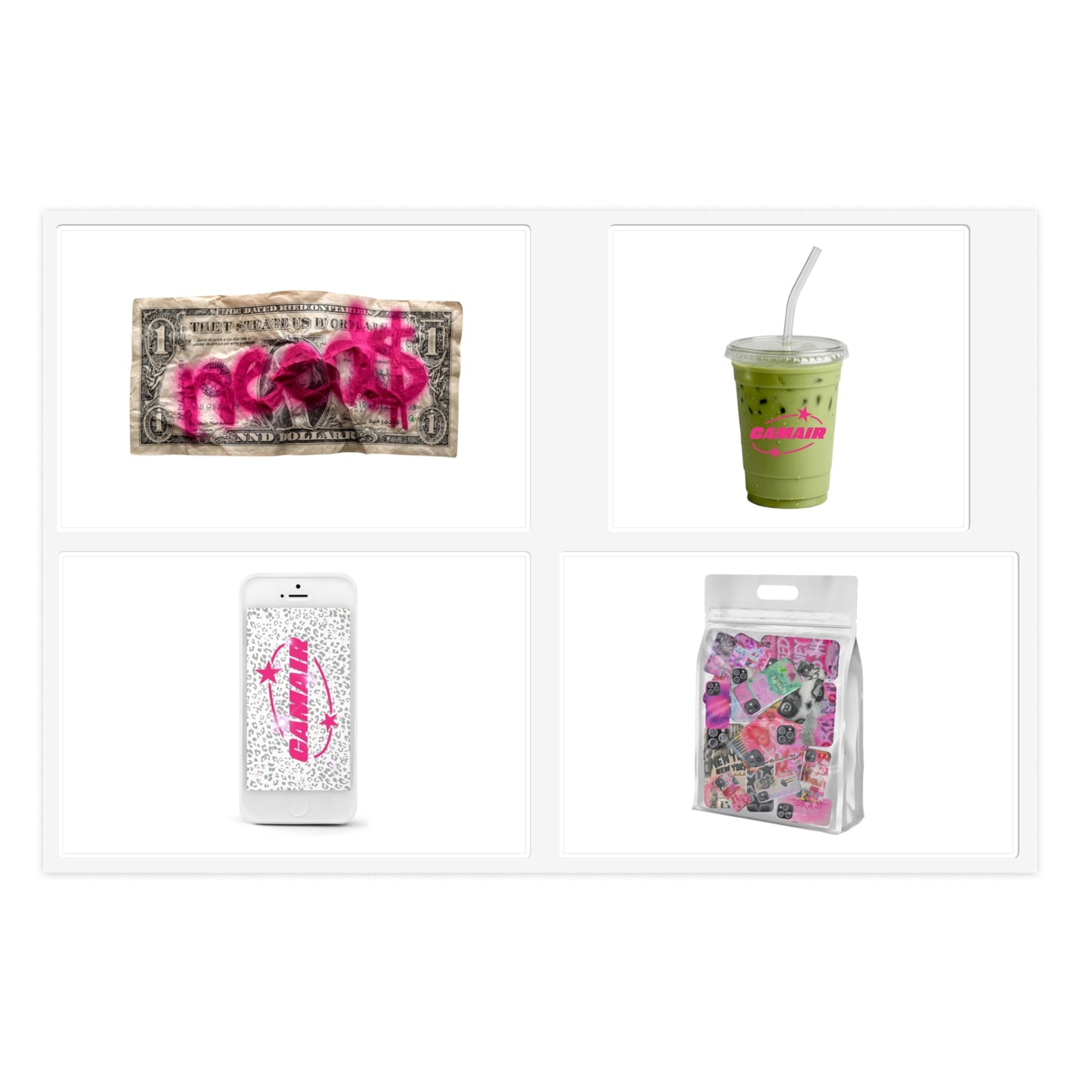 matcha x need $$ sticker sheet