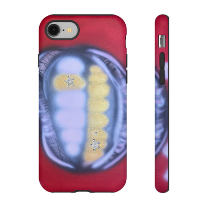 "bite me bling" airbrush iPhone case