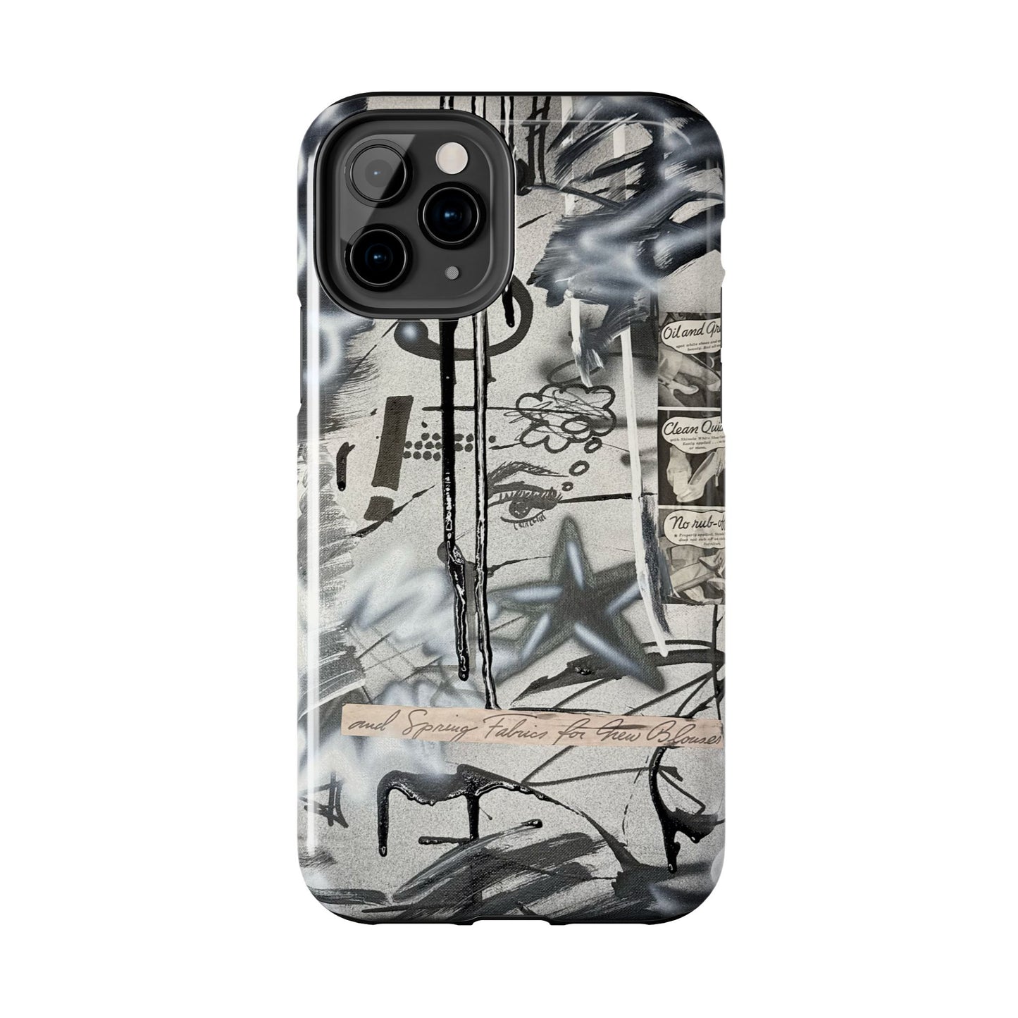 "monochrome mood" airbrush iPhone case