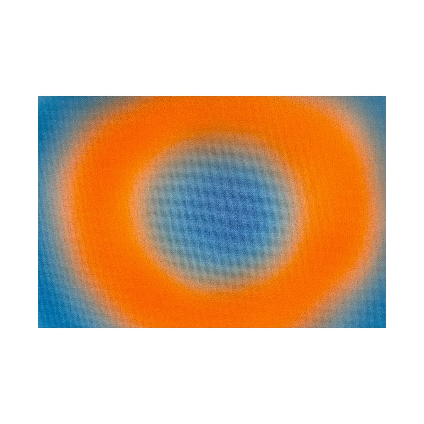 "citrus sky aura" airbrush horizontal print