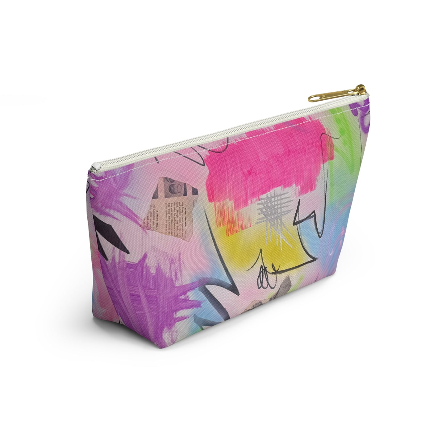 "pastel static" airbrush makeup pouch