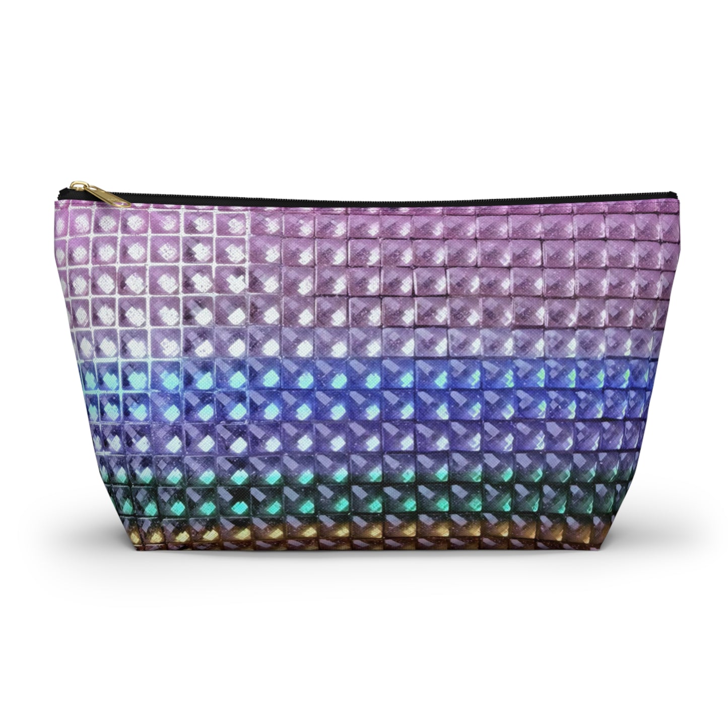"multicolor studs" airbrush makeup pouch
