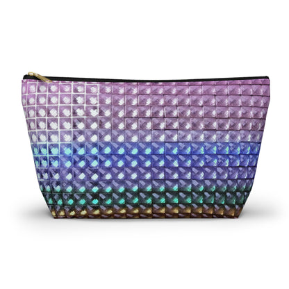 "multicolor studs" airbrush makeup pouch