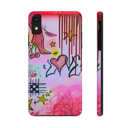 "cherry luvr" airbrush iPhone case
