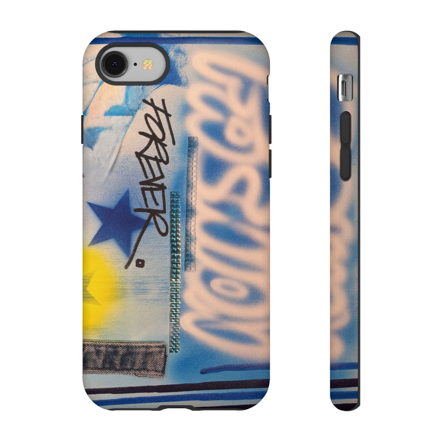 "fashion forever" airbrush iPhone case