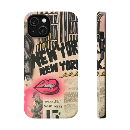 MagSafe "new york, new york" airbrush iPhone case