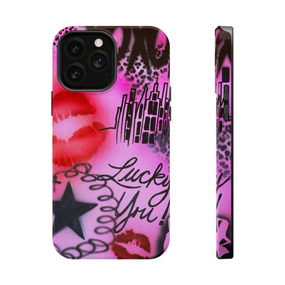 MagSafe "ulterior motive" airbrush iPhone case