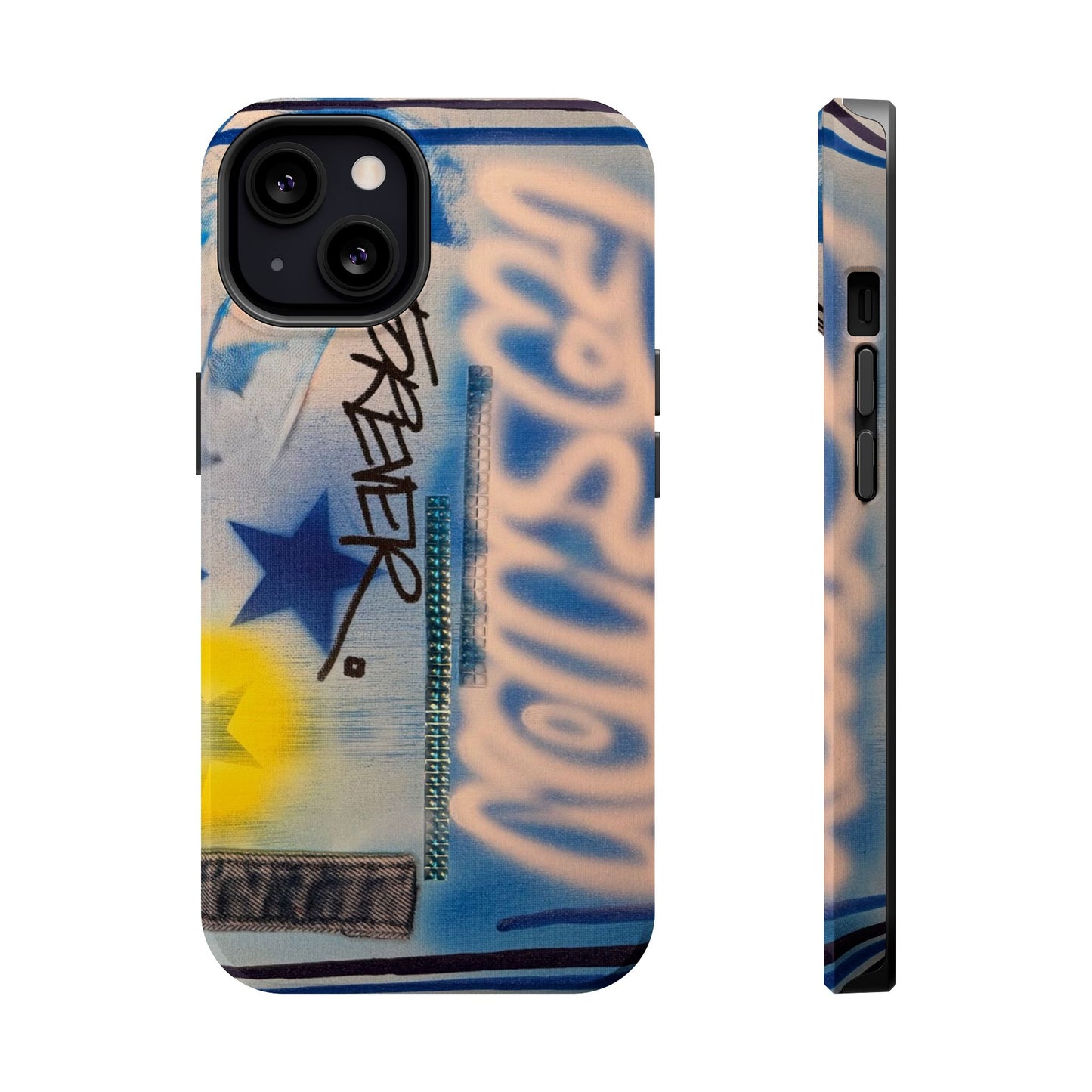 MagSafe "fashion forever" airbrush iPhone case