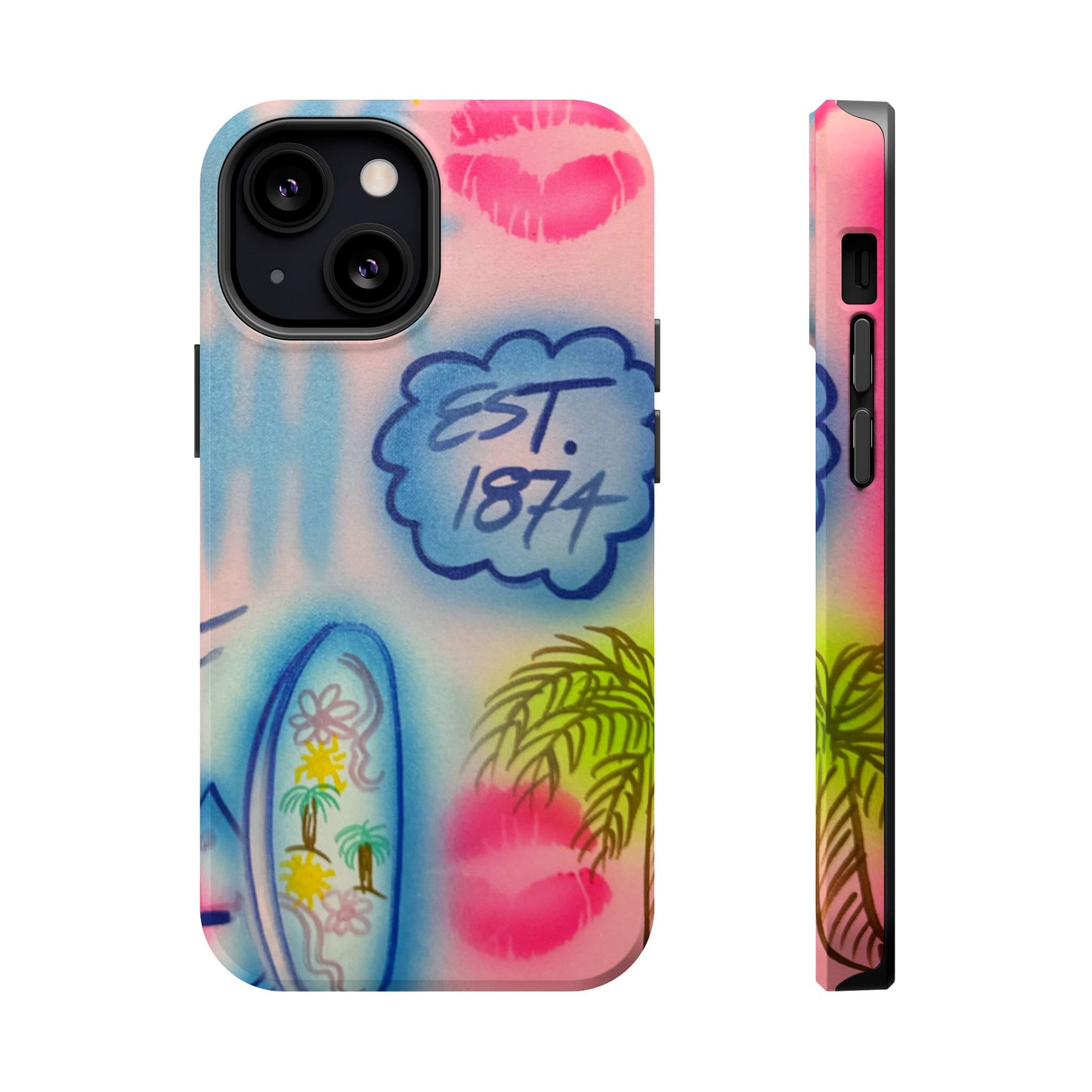 MagSafe "in the wave" airbrush iPhone case