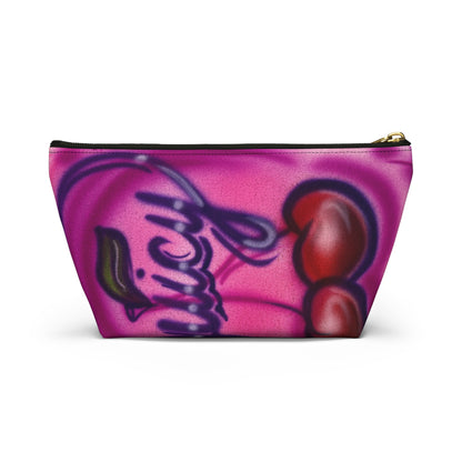 "juicy" airbrush makeup pouch