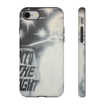 "into the night" airbrush iPhone case
