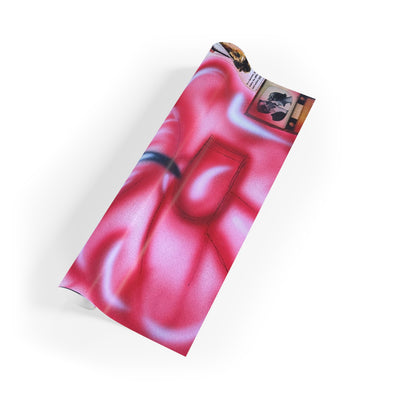 "be happy go lucky" airbrush wrapping paper