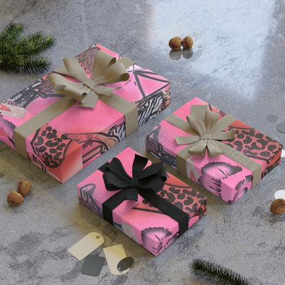 "party diva" airbrush wrapping paper