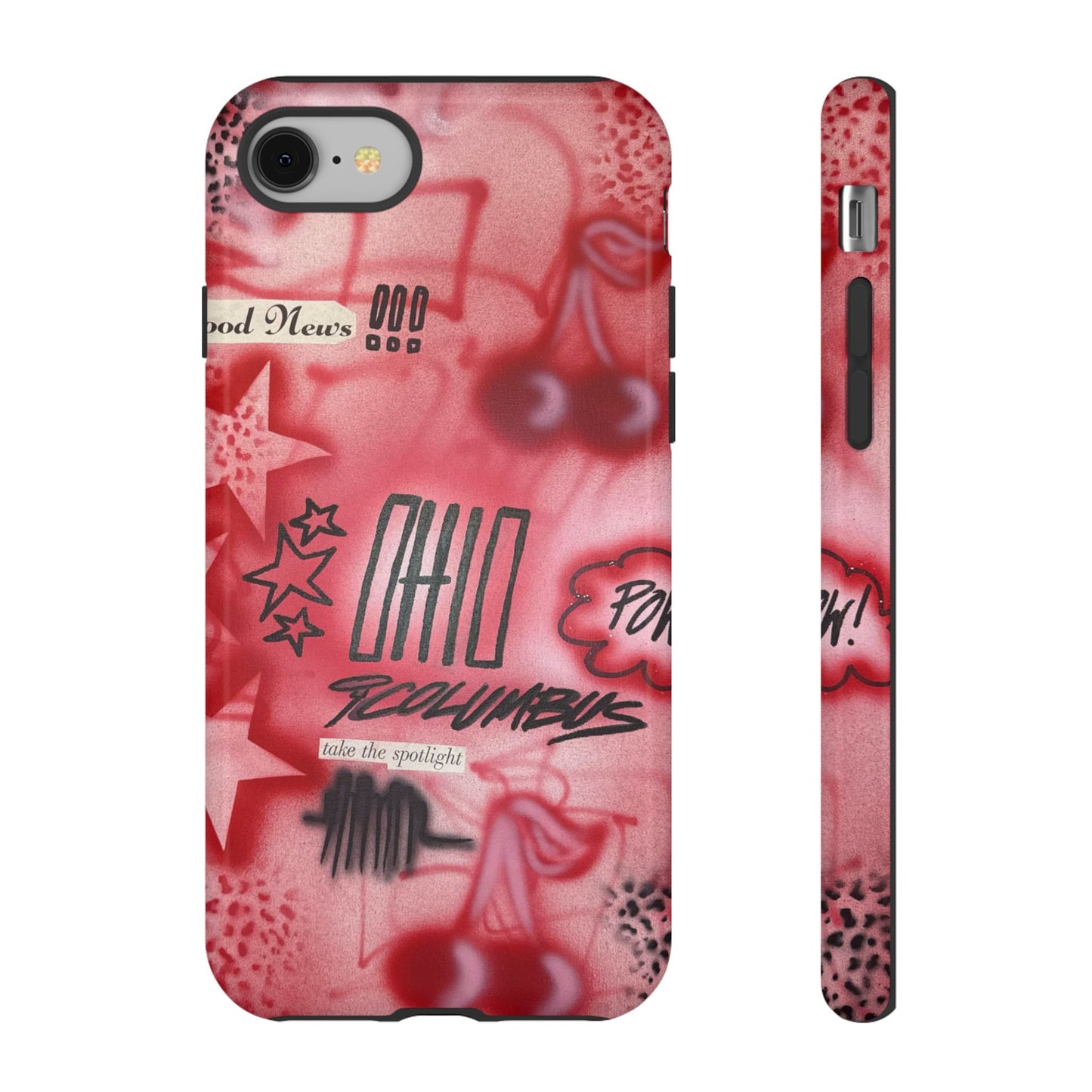 "columbus, ohio" airbrush iPhone case
