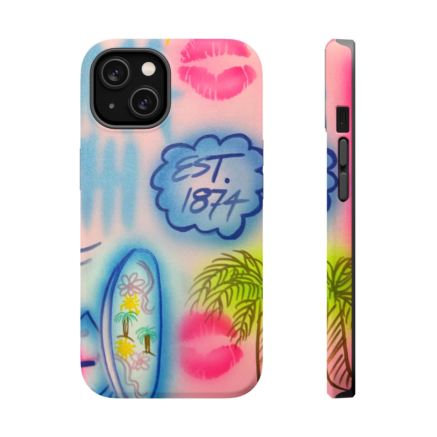MagSafe "in the wave" airbrush iPhone case