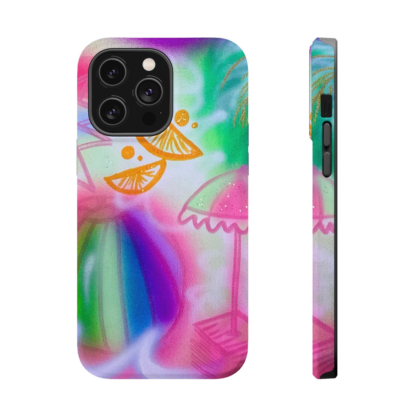 MagSafe "on the beach" airbrush iPhone case