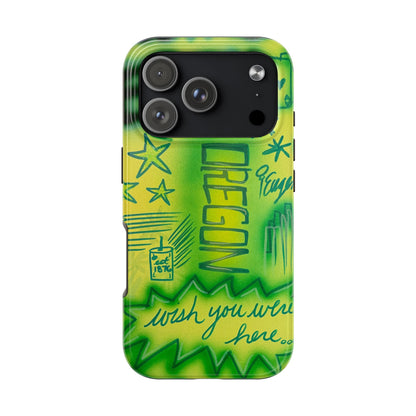 "oregon" airbrush iPhone case
