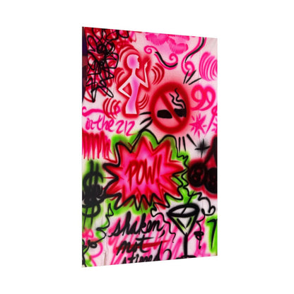"in the 212" airbrush rolled print