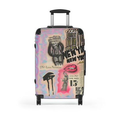 "new york, new york" airbrush suitcase