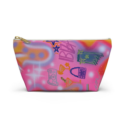 "ibiza" airbrush makeup pouch