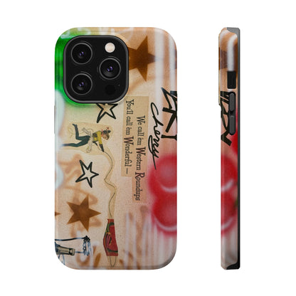 MagSafe "very cherry" airbrush iPhone case
