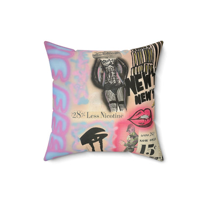 "new york, new york" airbrush pillow