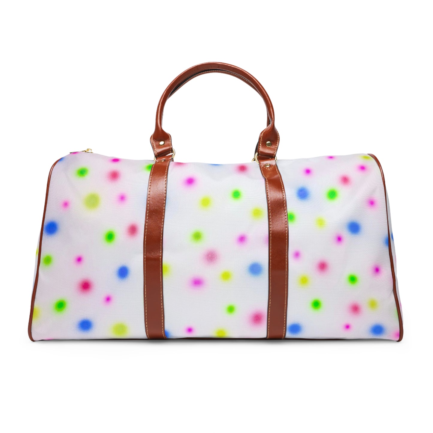 "birthday cake polka dot" airbrush waterproof travel bag