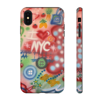 "i <3 NYC" airbrush iPhone case