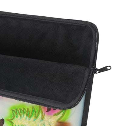 "winter escape" airbrush laptop sleeve