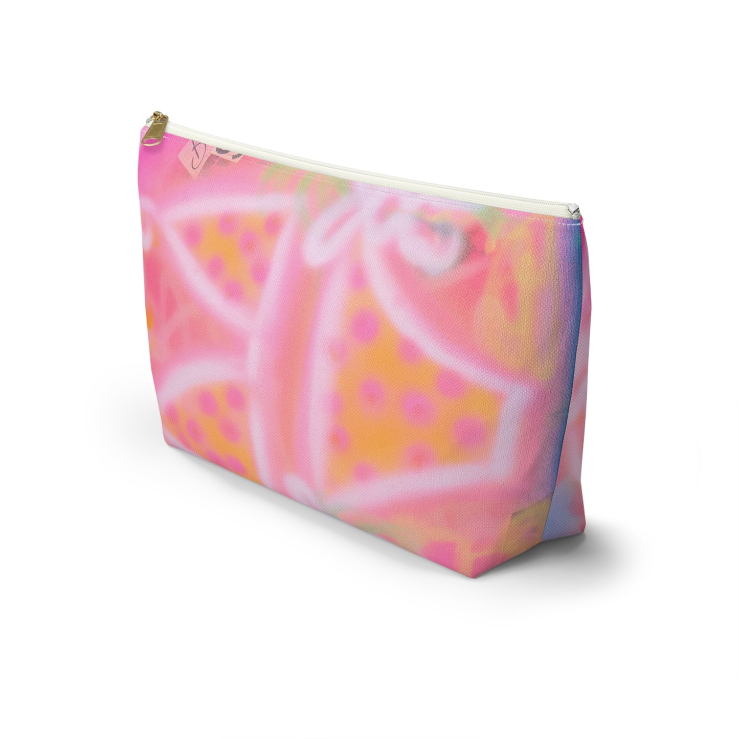 "yellow polka dot bikini" airbrush makeup pouch