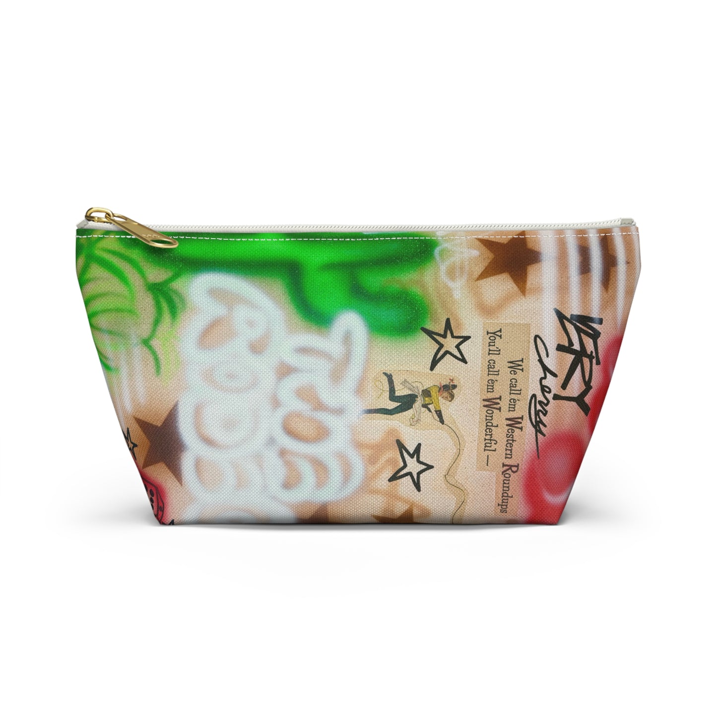 "the rodeo" airbrush makeup pouch